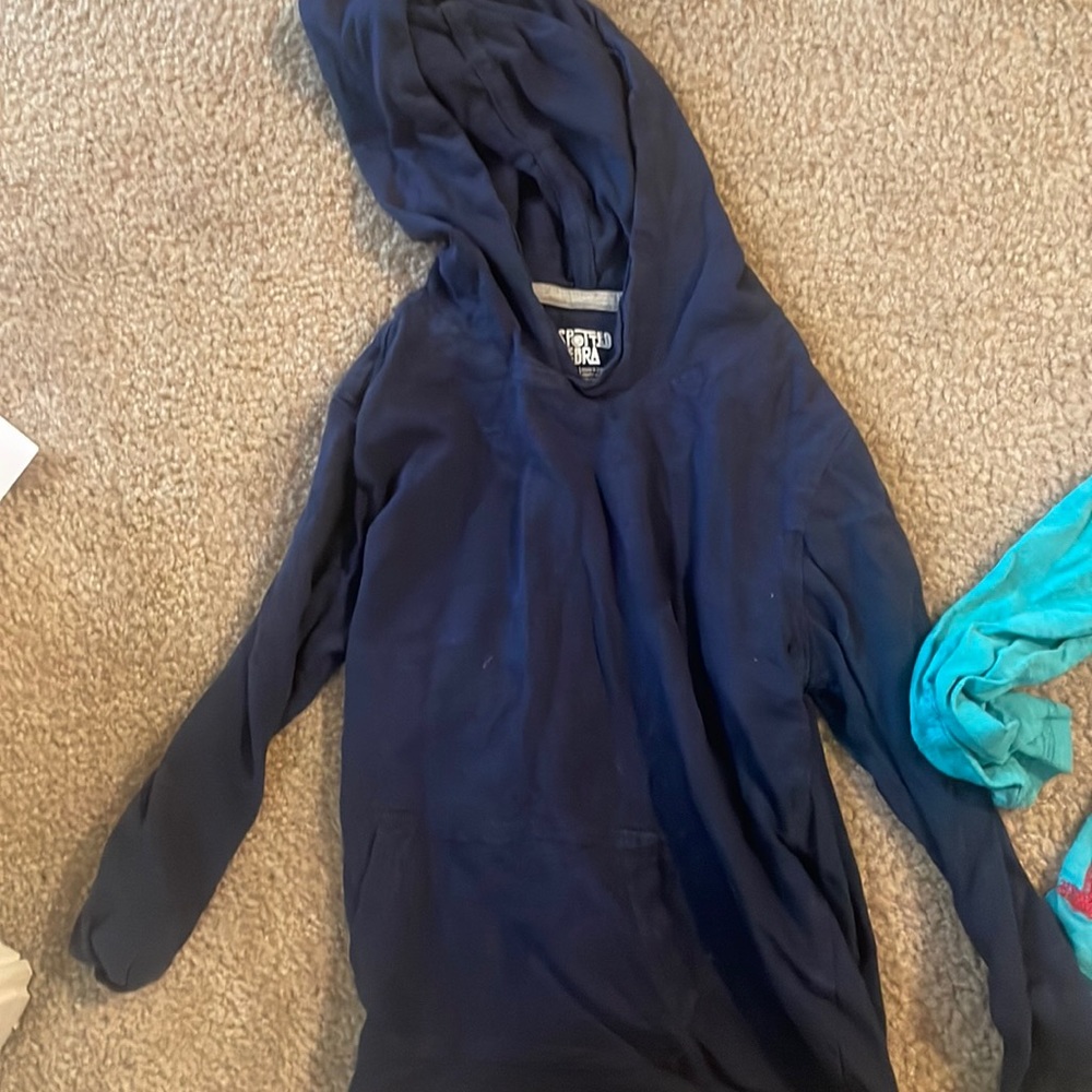 Boys navy blue long sleeve shirt size 4T